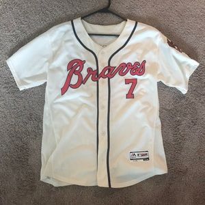 Atlanta Braves Dansby Swanson alternate jersey